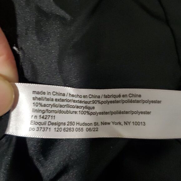 Eloquii Chic Black, Red & Blue Tweed Skirt Size 18 - Picture 10 of 13